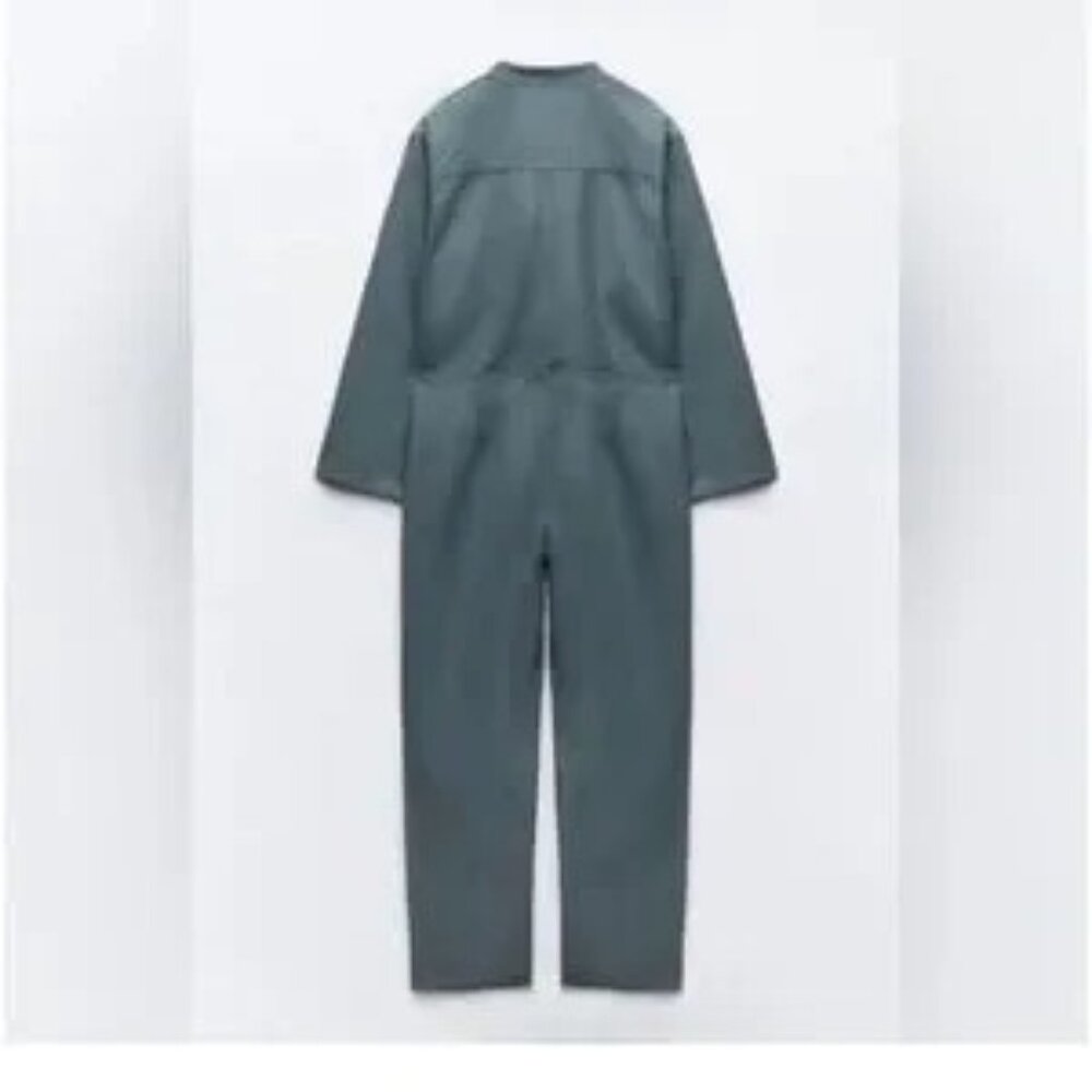 Women's Zara The Amelia Jumpsuit Cotton Linen Size S - Picture 2 of 5
